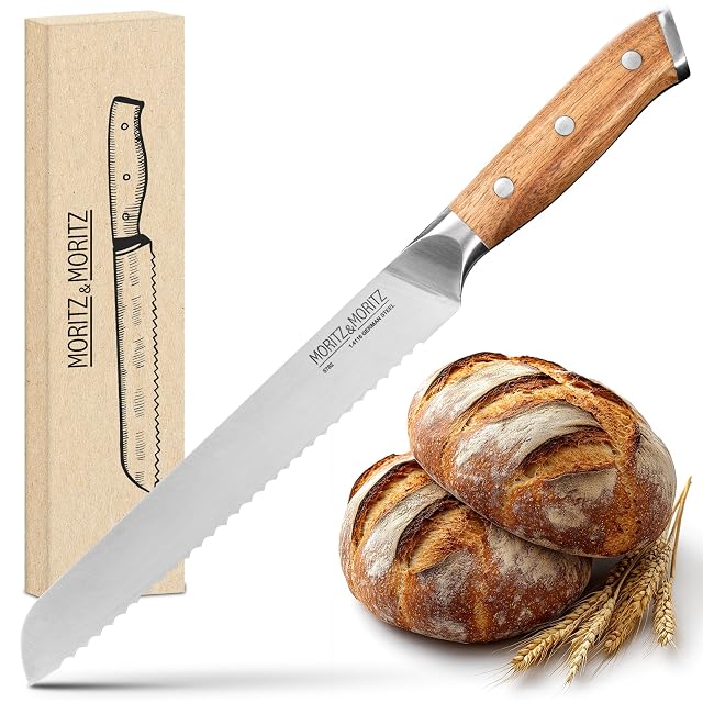 Couteau à pain denté Moritz & Moritz 5782 de 20 cm