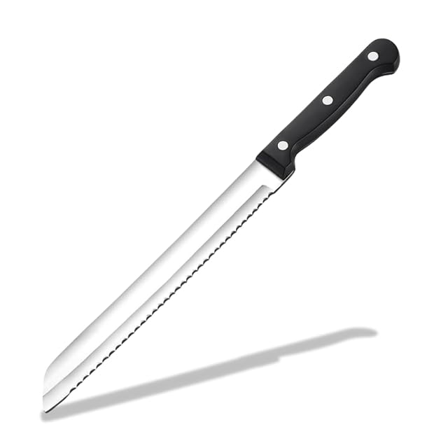 Couteau à pain denté en inox PARENCE de 30 cm