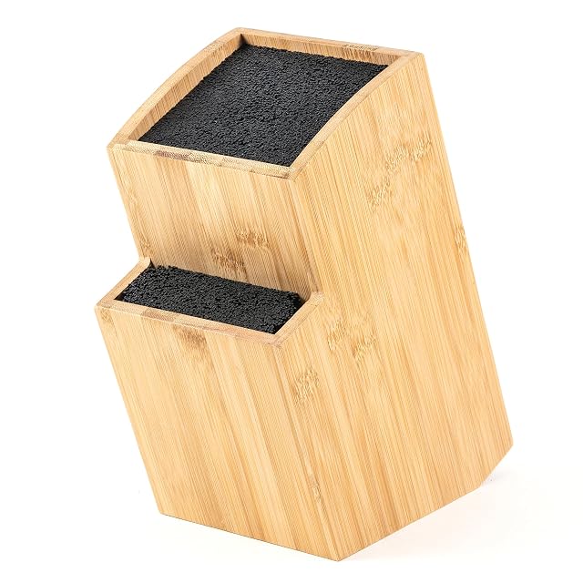 Bloc à couteaux en acacia Hanseküche HMB-001, vide