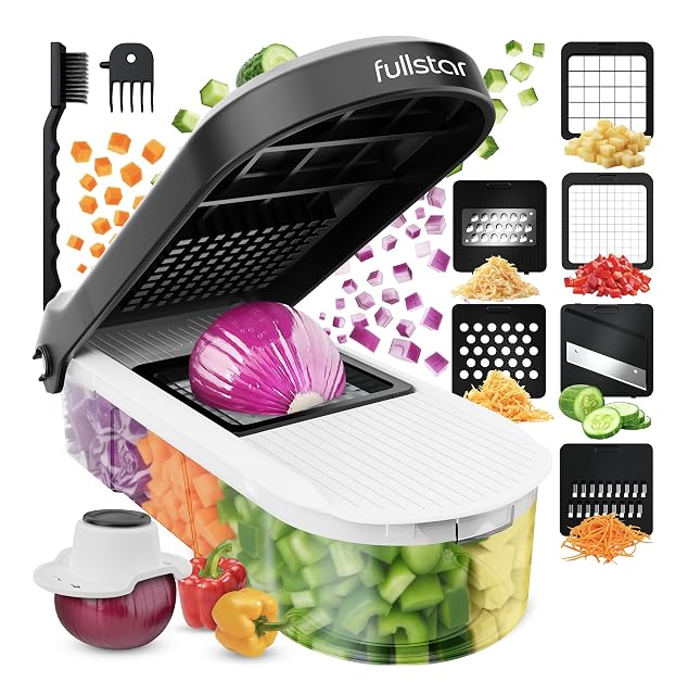 Mandoline et coupe-légumes fullstar Pro Core avec récipient