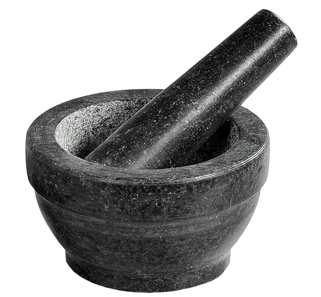 Mortier et pilon en granit Kesper 71501 de 16 cm
