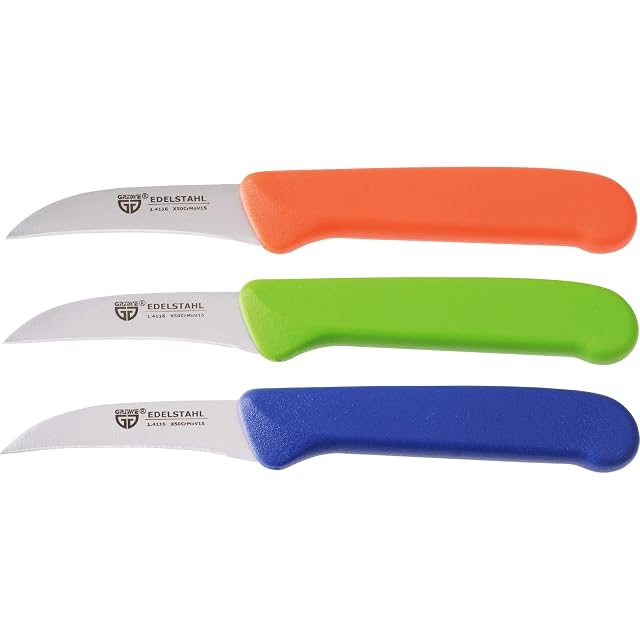 Ensemble de 3 couteaux d’office en inox GRÄWE