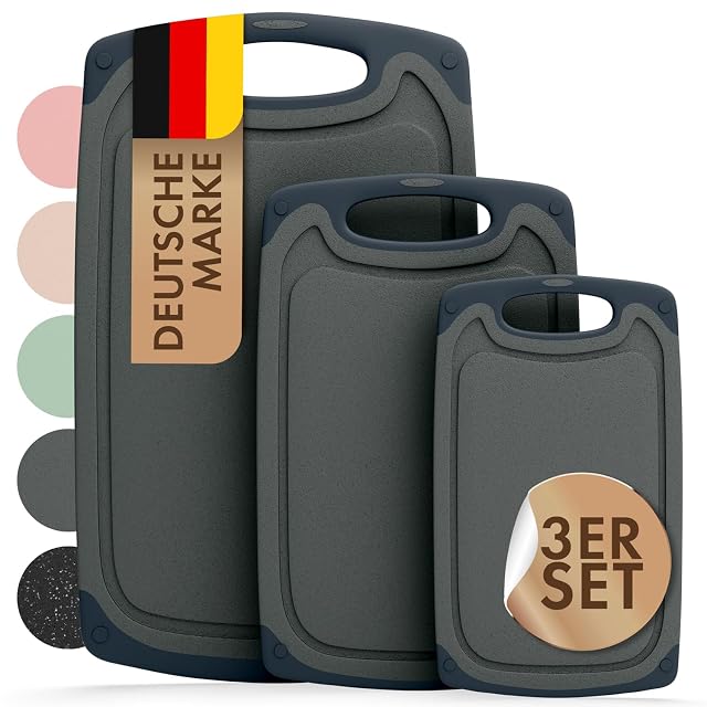 Lot de 3 planches à découper en plastique Blumtal EB0262