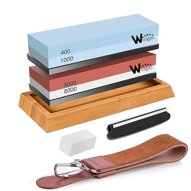 Ensemble de pierres à aiguiser wucgea 400/1000 et 3000/8000