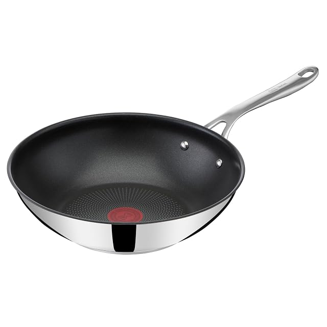 Wok en inox Tefal Jamie Oliver Cook’s Direct On de 28 cm
